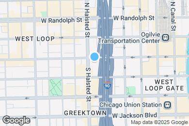 Map image of the property - 727 W Madison St
