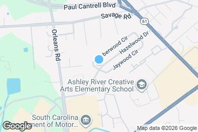 Map image of the property - 1885 Hazelwood Dr