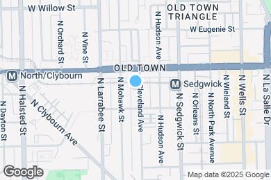 Map image of the property - 1528 N Cleveland Ave