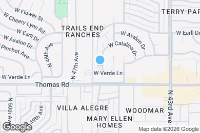 Map image of the property - 2932 N 46th Ave