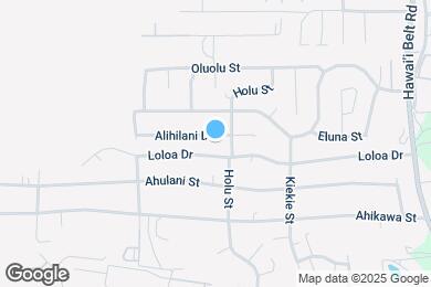 Map image of the property - 73-1110 Alihilani Dr