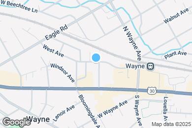 Map image of the property - 126 S Bellevue Ave