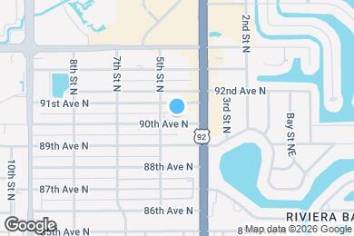 Map image of the property - 451 90th Ave N