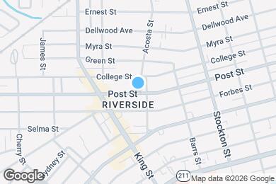 Map image of the property - 2633 Post St