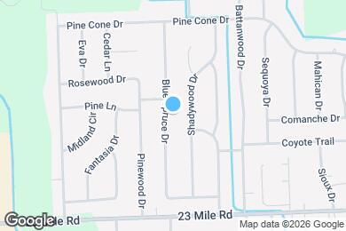 Map image of the property - 51460 Blue Spruce Dr