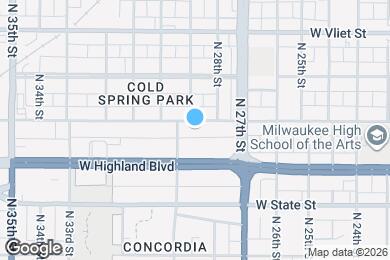 Map image of the property - 2831 W Juneau Ave