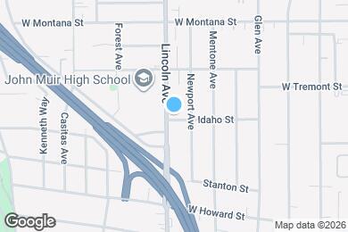 Map image of the property - 1826 Lincoln Ave