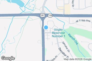 Map image of the property - 2971 W 119th Ave