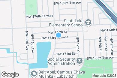 Map image of the property - 1360 NW 173rd Terrace