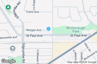 Map image of the property - 1410 St. Paul Place