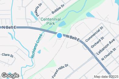 Map image of the property - Shadow Ridge Apartments