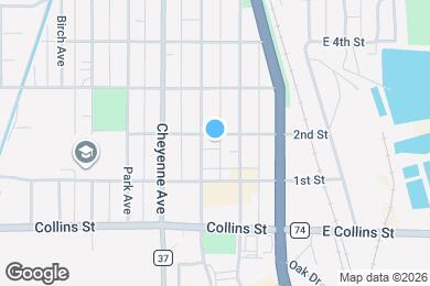 Map image of the property - 220 2nd St