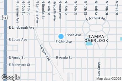 Map image of the property - 9803 N Aster Ave