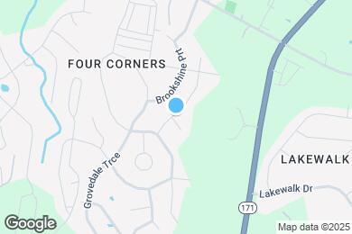 Map image of the property - 1713 Porchrest Way