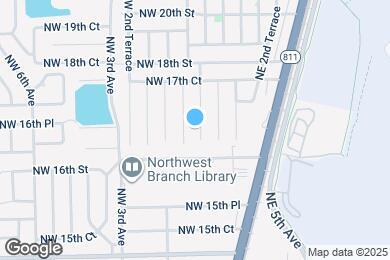 Map image of the property - 1641 NW 1st Ave