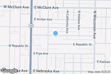 Map image of the property - 318 E Thrush Ave