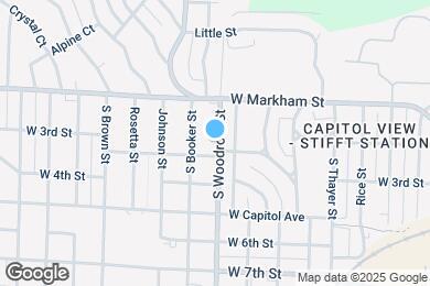 Map image of the property - 128 S Woodrow St