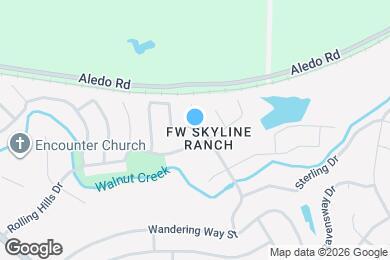 Map image of the property - 9801 Brazoria Trail