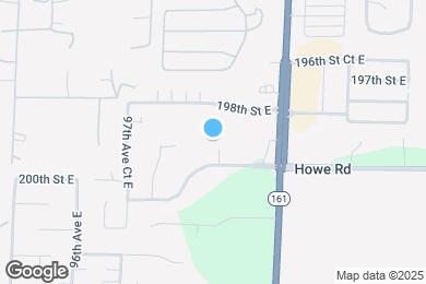 Map image of the property - 19906 100th Ave Ct E