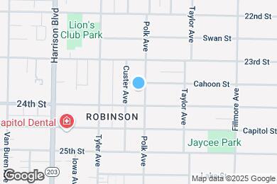 Map image of the property - 2365 Polk Ave
