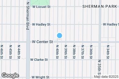 Map image of the property - 2708 N 40th St