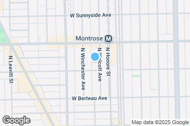 Map image of the property - 4314 N Wolcott Ave