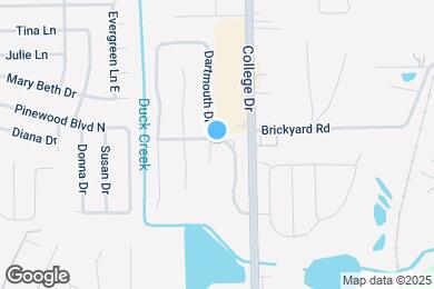 Map image of the property - 1620 Dartmouth Dr