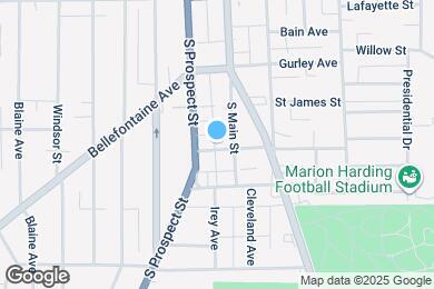 Map image of the property - 126 W Washington Ave