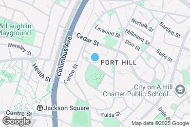 Map image of the property - 45 Fort Ave