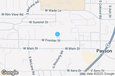 Map image of the property - 414A W Frontier St