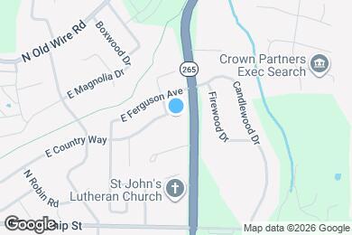 Map image of the property - 2733 E Country Way