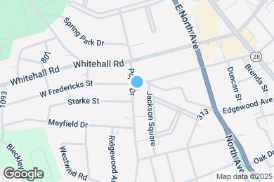 Map image of the property - 2706 Pope Dr