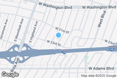 Map image of the property - 2203 S Harcourt Ave