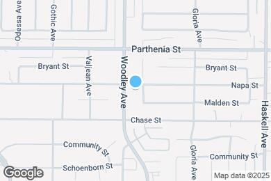 Map image of the property - 8552 Woodley Ave