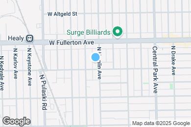 Map image of the property - 2310 N Hamlin Ave