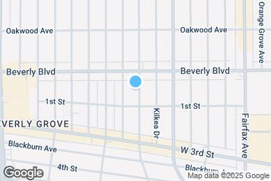 Map image of the property - 123 N La Jolla Ave
