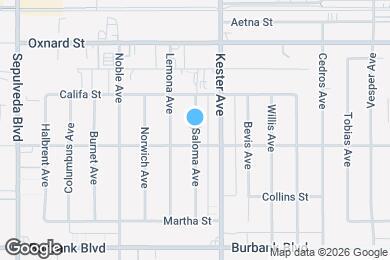 Map image of the property - 5813 Saloma Ave