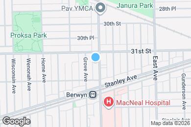 Map image of the property - 3120 S Oak Park Ave