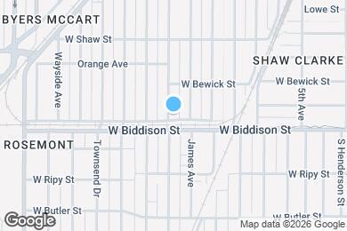 Map image of the property - 3437 Stanley Ave