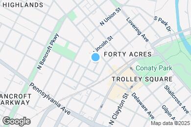 Map image of the property - 1615 Laurel St