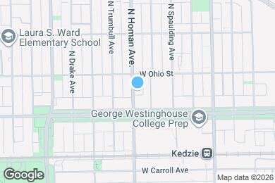 Map image of the property - 525-527 N Homan Ave.