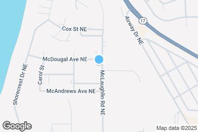 Map image of the property - 7733 McDougal Ave NE