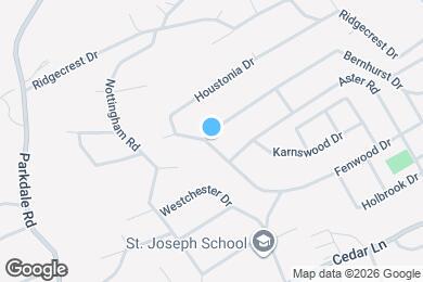 Map image of the property - 1900 Bernhurst Dr