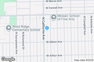 Map image of the property - 2751 W North Shore Ave