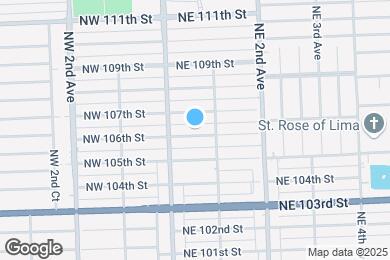 Map image of the property - 53 NE 106th St