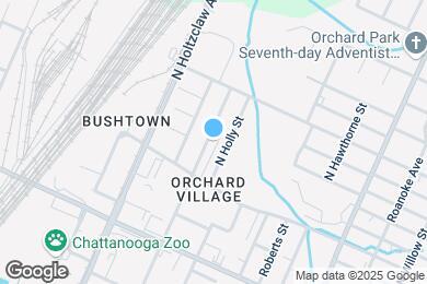 Map image of the property - 622 N Highland Park Ave