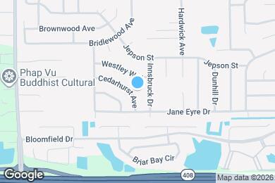 Map image of the property - 10423 Cedarhurst Ave