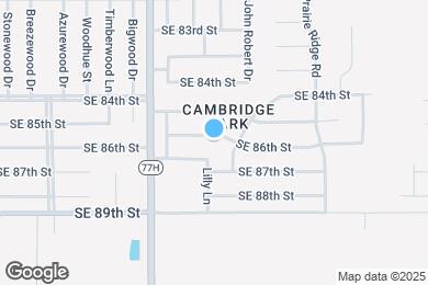Map image of the property - 5724 SE 86th St