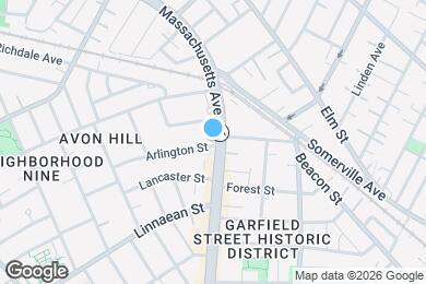 Map image of the property - 3 Arlington St