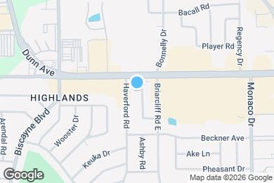 Map image of the property - 10722 Wake Forest Ave